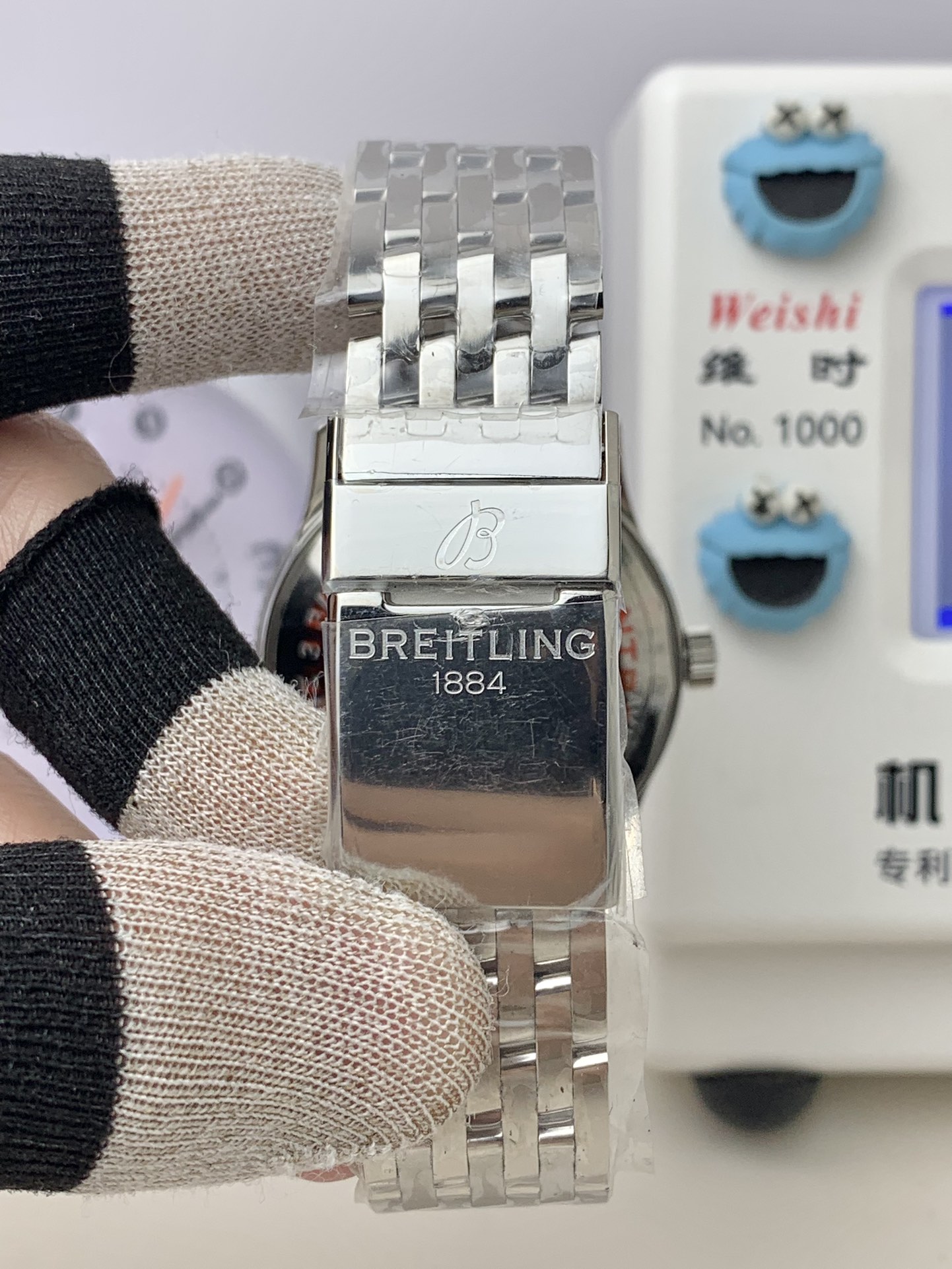 Breitling-Navitimer 1 41mm Date Stainless Steel/Steel White Dial TF A2824 Automatic - Image 6