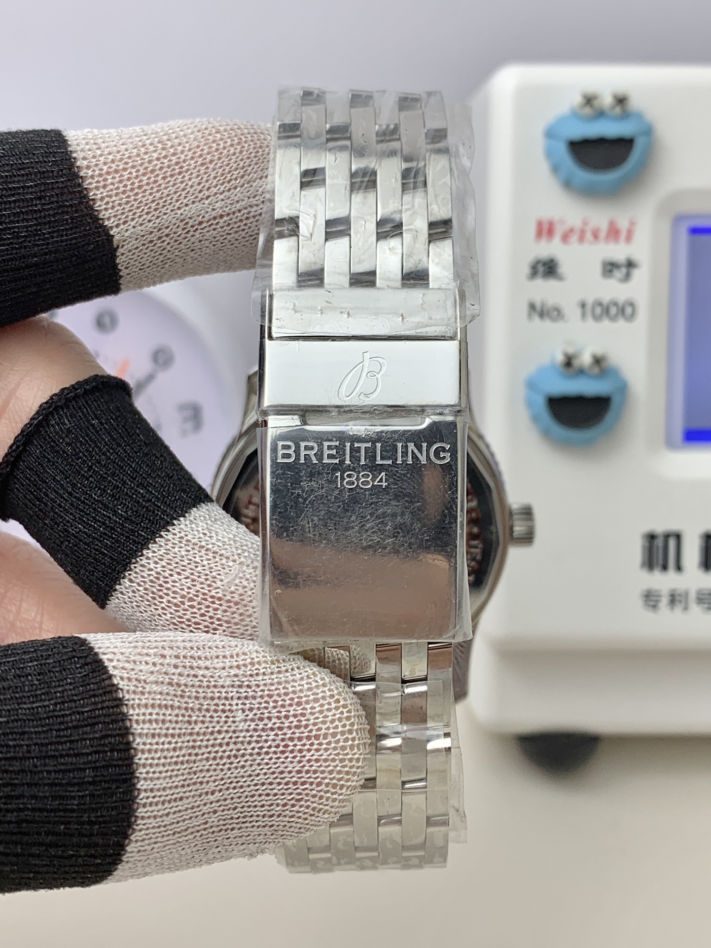 Breitling-Navitimer 1 41mm Date Stainless Steel/Steel Black Dial TF A2824 Automatic - Image 6