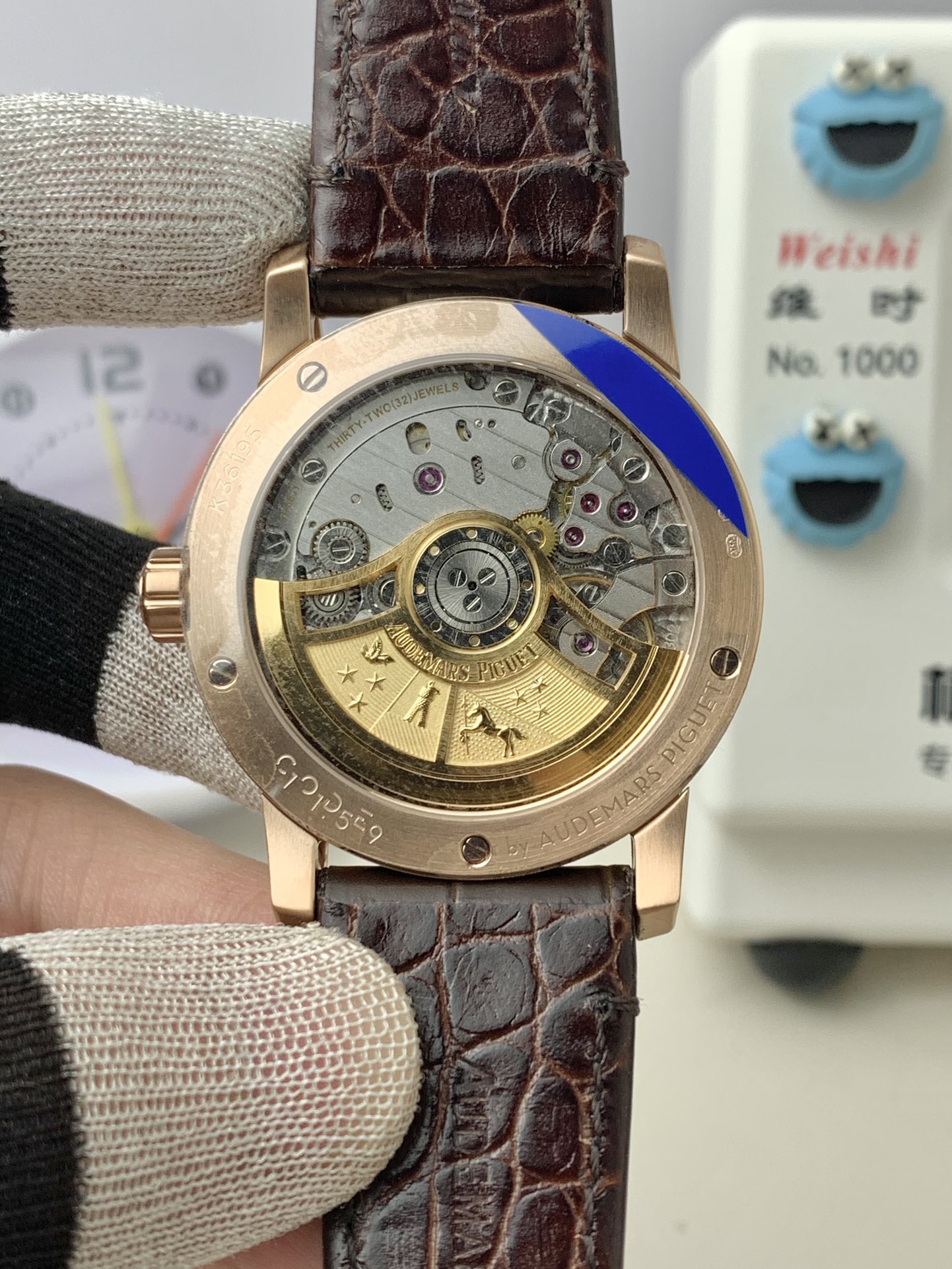 Audemars Piguet-Code 11.59 15210 41mm Rose Gold/Leather White Dial APSF SA4302 Automatic - Image 14