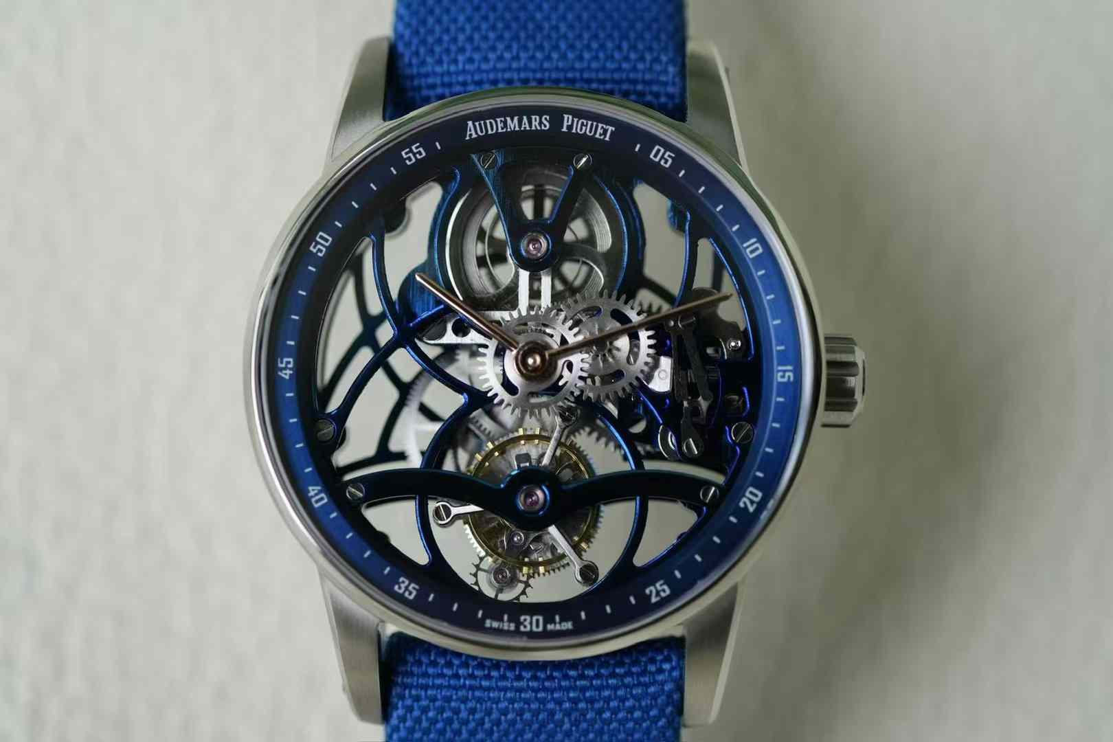 Audemars Piguet-Code11.59 26600CR 41mm Stainless Steel/Nylon Skeleton Dial APPF AP2948 Toubillon Maual - Image 10