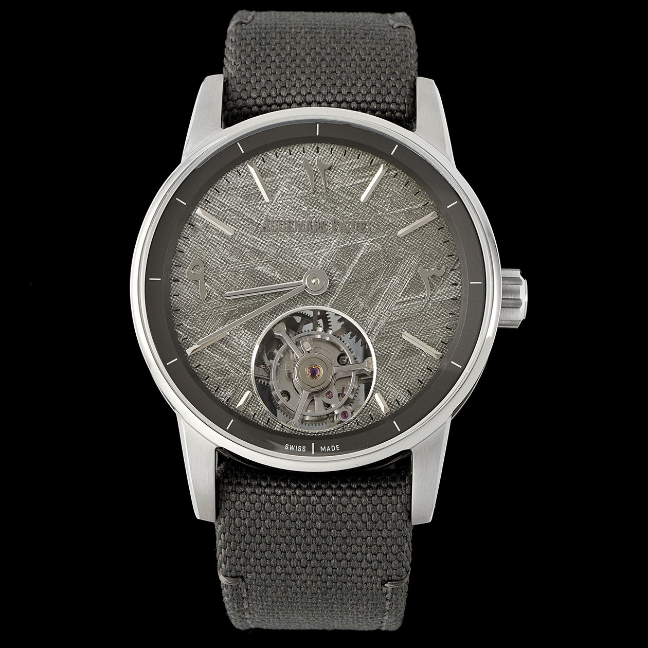 Audemars Piguet-Code11.59 41mm Stainless Steel/Nylon Meteorite Dial APPF Toubillon Maual