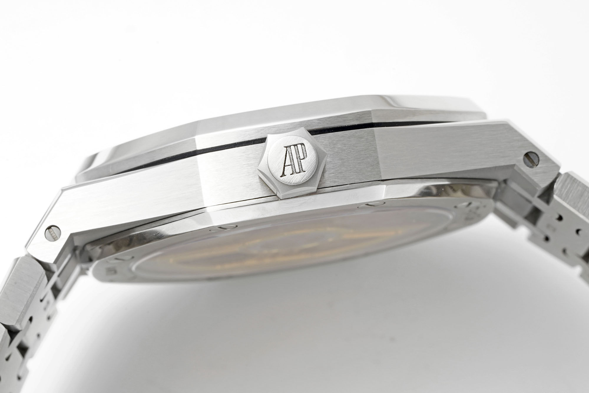 Audemars Piguet-Royal Oak 41mm 15500 Stainless Steel/Steel White Dial/Stick Markers APSF SA4302 Automatic - Image 8