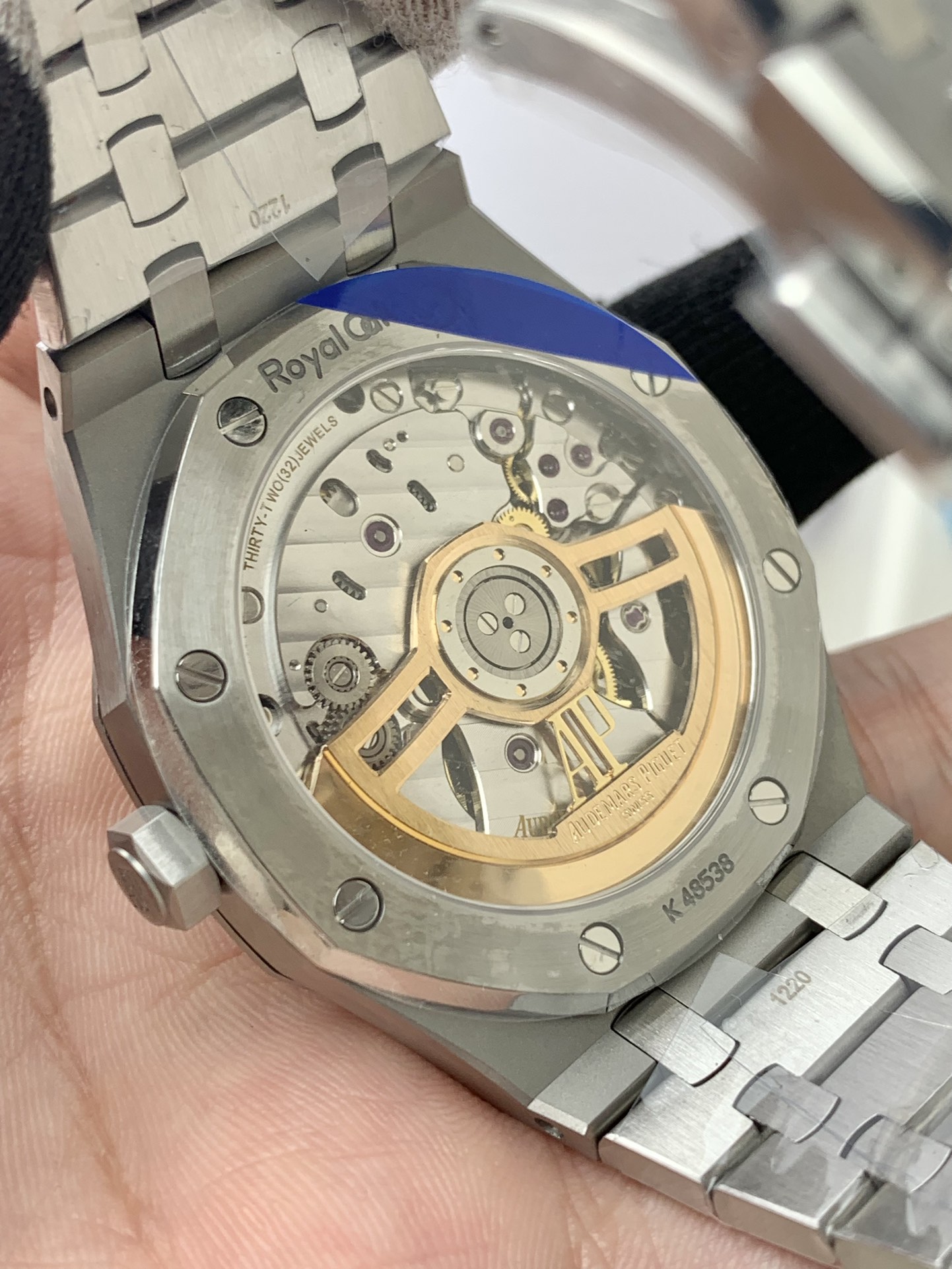 Audemars Piguet-Royal Oak 41mm 15500 Stainless Steel/Steel White Dial/Stick Markers APSF SA4302 Automatic - Image 14