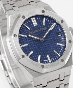 Alternative view of Audemars Piguet-Royal Oak 41mm 15510 Stainless Steel/Steel Blue Dial Stick Markers APSF SA4302 Automatic