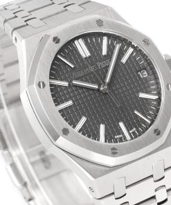 Alternative view of Audemars Piguet-Royal Oak 41mm 15510 Stainless Steel/Steel Grey Dial/Stick Markers APSF SA4302 Automatic