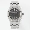 Audemars Piguet-Royal Oak 15410 41mm Frosted Stainless Steel/Steel Grey Dial APSF SA3120 Automatic