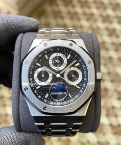 Alternative view of Audemars Piguet-Royal Oak Perpetual Calendar 41mm 26574ST Stainless Steel/Steel Black Dial APSF A5134 Automatic