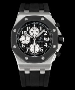 Audemars Piguet-Royal Oak Offshore 26470ST Chronograph 42mm Stainless Steel/Rubber Black/Silver Dials TKF A7750 Automatic