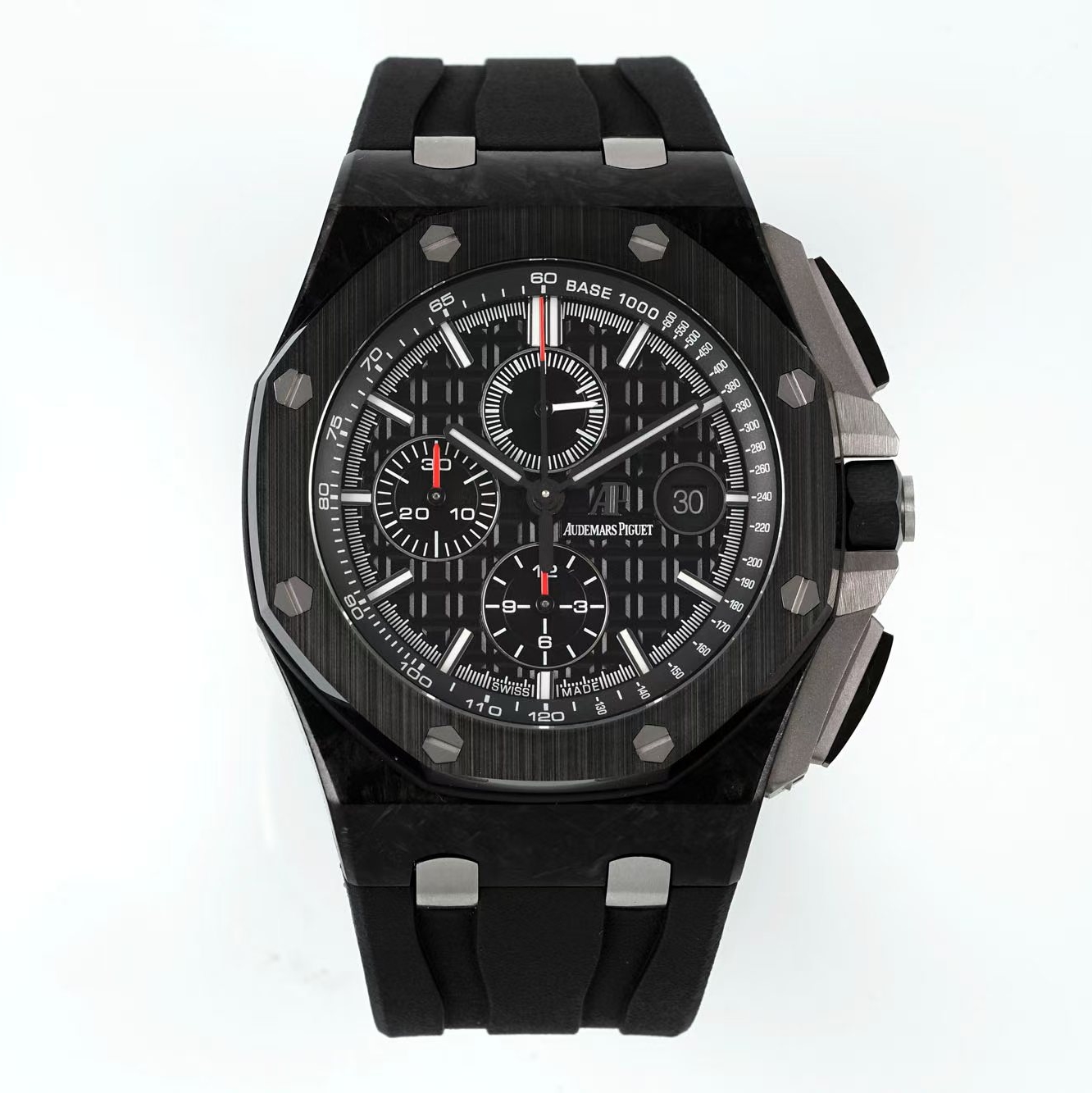 Audemars Piguet-Royal Oak Offshore 26405 Chronograph 44mm Carbon/Rubber Black Dial APJF Cal.3126 Automatic