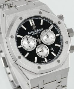 Alternative view of Audemars Piguet-Royal Oak Chronograph 26331ST 41mm Stainless Steel/Steel Black Dial APWF DD4801 Automatic