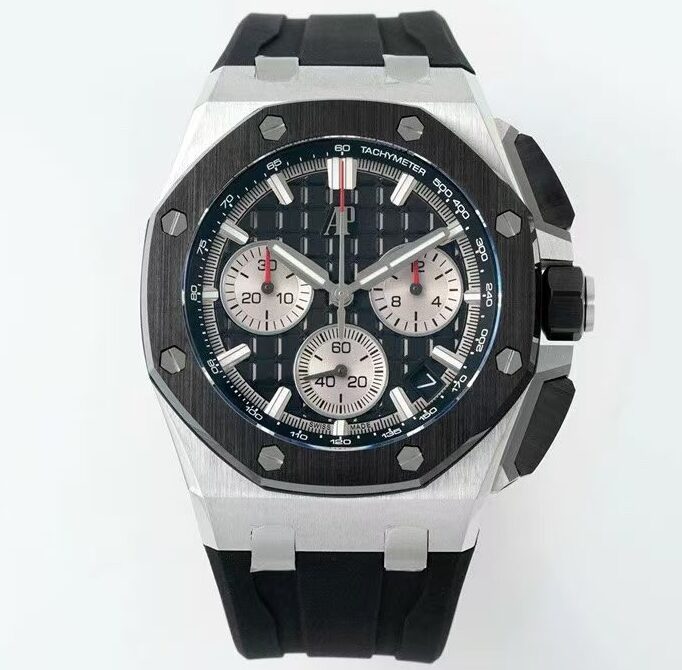 Audemars Piguet-Royal Oak Offshore 26420SO Chronograph 43mm Stainless Steel/Rubber Black/White Dials APSF SH4401 Automatic