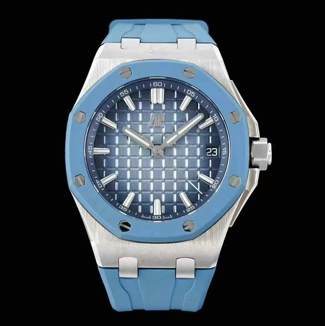 Audemars Piguet-Royal Oak Offshore Diver 15605 43mm Stainless Steel/Rubber Blue Dial APPF SA4302 Automatic