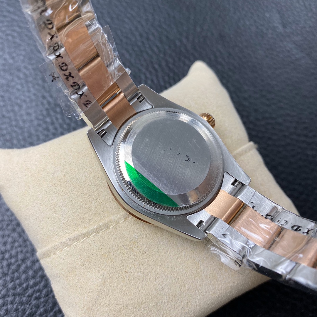 Rolex-Datejust 126281 36mm Diamonds Oyster Rose Gold/Steel Mother-Of-Pearl Dial Diamond Markers EWF VR3235 Automatic - Image 8