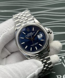 Alternative view of Rolex-Datejust 126200 36mm Jubilee stainless Steel/Steel Blue Dial Stick Markers VSF DD3235 Automatic