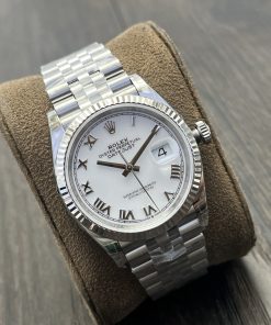 Alternative view of Rolex-Datejust 126234 36mm Jubilee stainless Steel/Steel White Dial Roman Markers VSF DD3235 Automatic