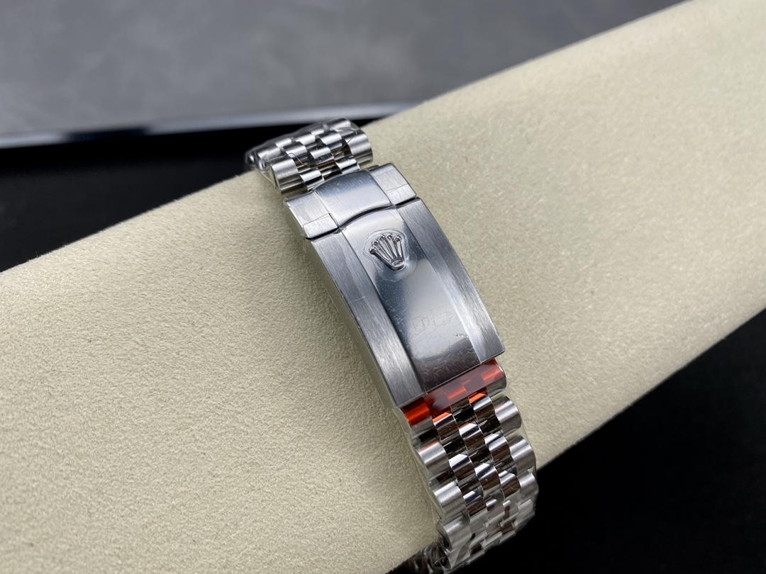 Rolex-Datejust 126234 36mm Jubilee Stainless Steel/Steel Mother-Of-Pearl Dial Diamonds Markers Clean DD3235 Automatic - Image 8