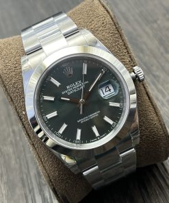 Alternative view of Rolex-Datejust 126300 41mm Oyster Stainless Steel/Steel Mint Green Dial Stick Markers VSF DD3235 Automatic