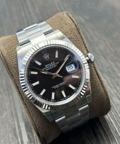 Alternative view of Rolex-Datejust 126334 41mm Oyster Stainless Steel/Steel Black Dial Stick Markers VSF DD3235 Automatic