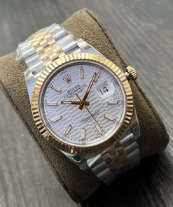 Alternative view of Rolex-Datejust 126331 41mm Jubilee Rose Gold/Steel White Fluted Dial Stick Markers VSF DD3235 Automatic