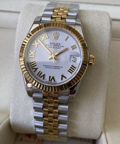 Rolex-Datejust 278273 Ladies 31mm Jubilee Stainless Steel/Yellow Gold White Dial Roman Markers A+F A2236 Automatic