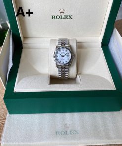 Alternative view of Rolex-Datejust 278274 Ladies 31mm Jubilee Stainless Steel/Steel Mother-Of-Pearl Dial Diamonds Markers A+F A2236 Automatic