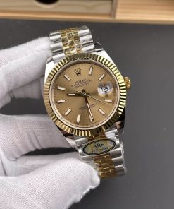 Alternative view of Rolex-Datejust 126333 41mm Jubilee Yellow Gold/Steel Chamepagn Dial Stick Markers ARF DD3235 Automatic(Tungsten Heavy Version)