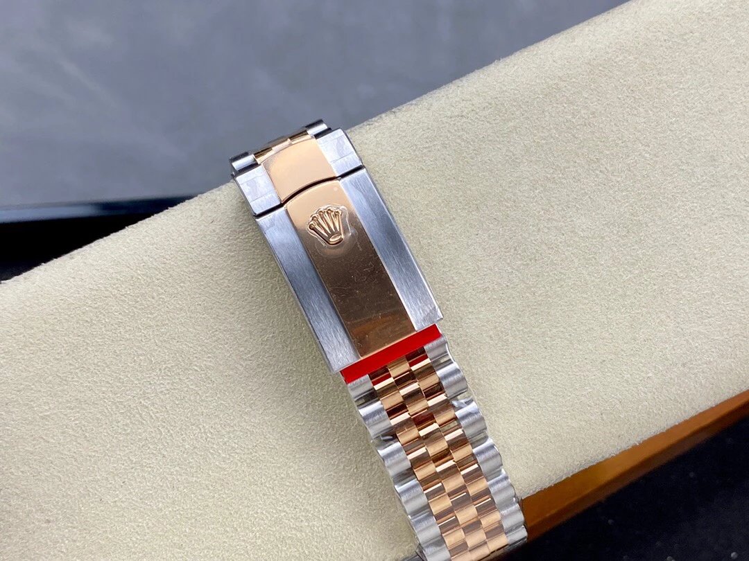 Rolex-Datejust 126331 41mm Jubilee Rose Gold/Steel Sundust Dial Diamonds Markers Clean DD3235 Automatic - Image 8