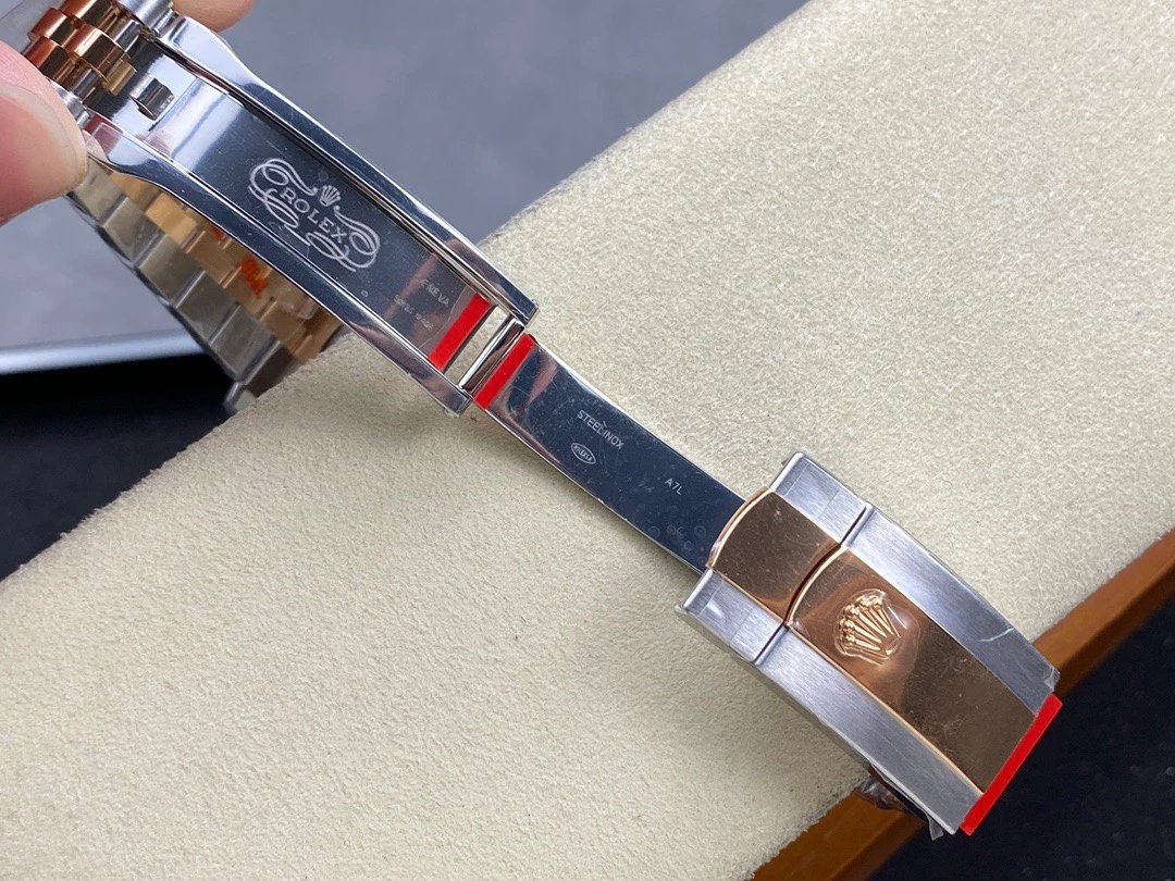 Rolex-Datejust 126331 41mm Jubilee Rose Gold/Steel Brown Dial Stick Markers Clean DD3235 Automatic - Image 9